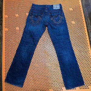 True Religion Mens Ricky Jeans 32W Blue